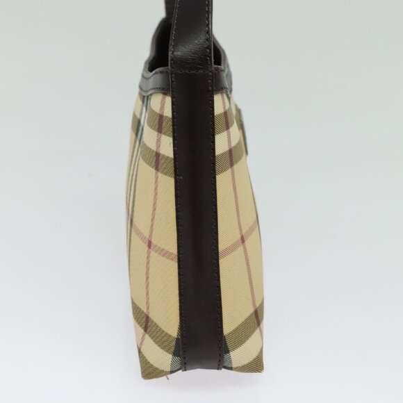 BURBERRY Nova Check Accessory Pouch PVC Beige Auth 123036 - Picture 5 of 16